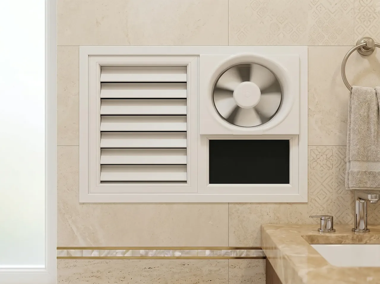 uPVC ventilator window