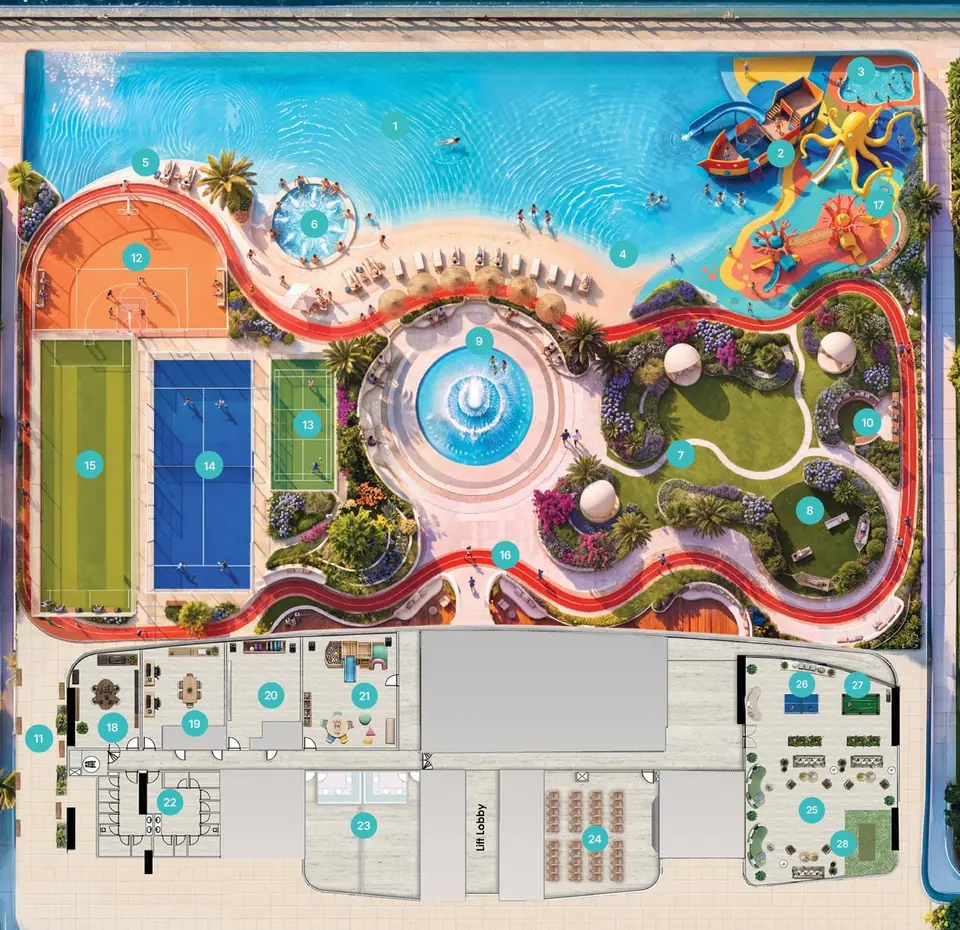 Lifestyle Deck level plan
